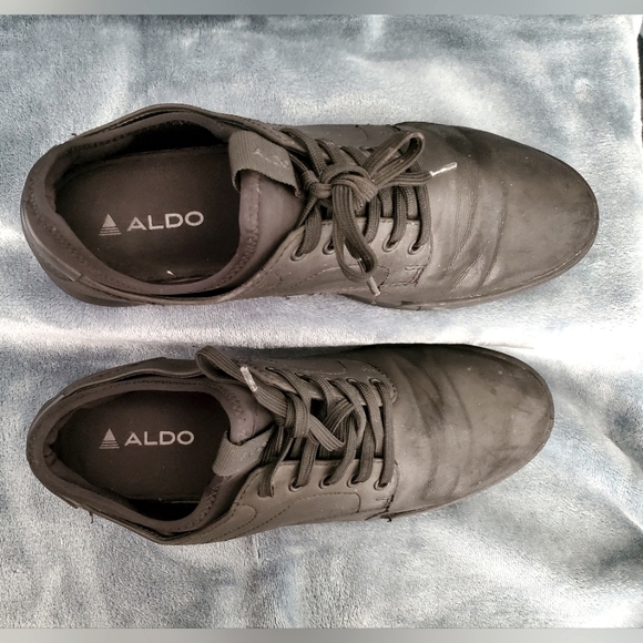 Aldo. Black men's lace up shoes. Sz 7. - Picture 2 of 5